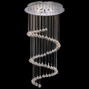 Spiral Crystal Balls Ceiling Light