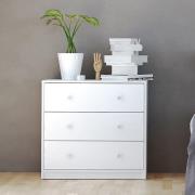 Maiton Wooden Chest Of 3 Drawers In White