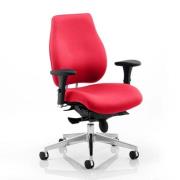 Chiro Plus Office Chair In Bergamot Cherry With Arms