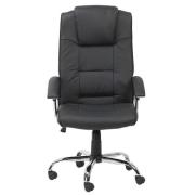 Hoaxing Faux Leather Home And Office Chair In Black