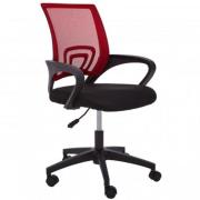 Velika Home And Office Chair In Red With Armrest