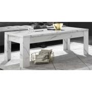 Corvi Wooden Coffee Table In White Marble Effect