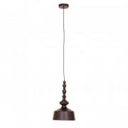 Lena Iron Pendant Light In Matte Black