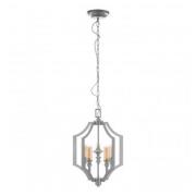 Alkali 5 Bulbs Pendant Light In Silver