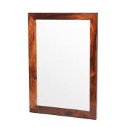 Payton Wooden Bedroom Wall Mirror Wide In Sheesham Hardwood