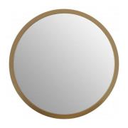 Athens Small Round Wall Bedroom Mirror In Gold Frame