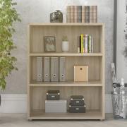 Prax Wooden 2 Shelves Home And Office Bookcase In Oak