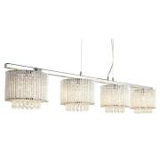 Elise Chrome Light Ceiling Bar With Aluminimum Tubes Trim