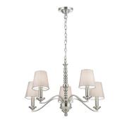 Astaire 5 Lights Ceiling Pendant Light In Satin Nickel