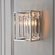 Acadia Crystal Details Decorative Wall Light In Chrome