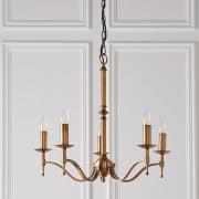 Stanford 5 Lights Pendant Light In Antique Brass