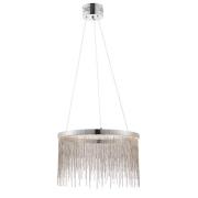 Zelma LED Pendant Light In Polished Chrome And Silver