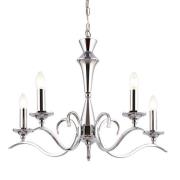 Kora 5 Lights Ceiling Pendant Light In Chrome