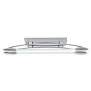 Harper LED 2 Light Small Flush Ceiling Light In Polished Chrome