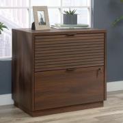 Elkton Wooden Office Cabinet With 2 Drawers In Spiced Mahogany