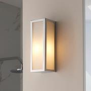 Newham Small Wall Light In Chrome With Frosted Glass Diffuser