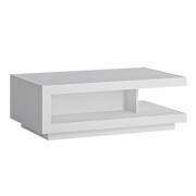 Lyco High Gloss Coffee Table Rectangular In White