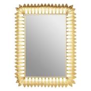 Cascade Wall Bedroom Mirror In Gold Leaf Frame