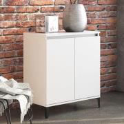 Vaeda Wooden Sideboard With 2 Doors In White