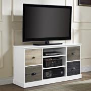 Maraca Wooden TV Stand Small In White