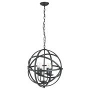 Orbit 4 Lights Ceiling Pendant Light In Matt Black