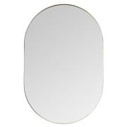 Hurstan Oval Wall Bedroom Mirror In Champagne Frame