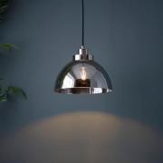 Chico 1 Light Ceiling Pendant Light In Bright Nickel