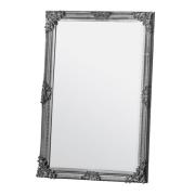 Ferndale Bevelled Rectangular Wall Mirror In Silver