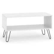 Avoch Wooden Open Coffee Table In White