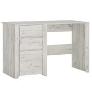 Alink Wooden 1 Door 2 Drawers Computer Desk In White