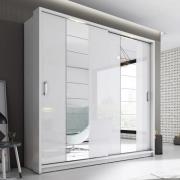 Allen Large Wardrobe With 2 Sliding Doors In Matt White