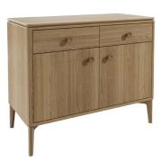 Hazel Wooden Sideboard With 2 Doors 2 Drawers In Oak Natural