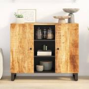 Alta Mango Solid Wood Sideboard With 2 Doors In Light Brown