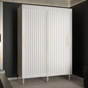 Adel I Wooden Wardrobe With 2 Sliding Doors 150cm In White