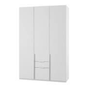 New York Wooden 3 Doors Wardrobe In White