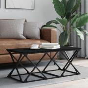 Exeter Wooden Coffee Table Rectangular In Black