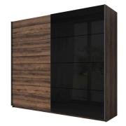 Glens Wooden Wardrobe 220cm 2 Sliding Doors In Monastery Oak