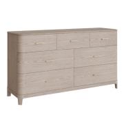 Zurich Wooden Chest Of 7 Drawers Tall In Parisian Cream