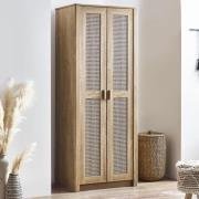 Sumter Wooden Wardrobe With 2 Doors In Oak