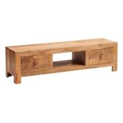 Tivat Mango Wood TV Stand Wide In Light Mahogany