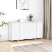 Atoka Wooden Sideboard With 4 Doors In White