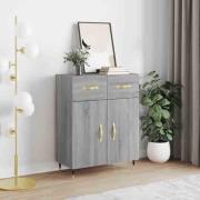 Attica Wooden Sideboard With 2 Doors In Grey Sonoma