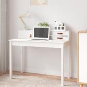 Cambridge Wooden Laptop Desk 1 Door 2 Drawers In White