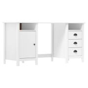 Kendal Wooden Laptop Desk With 1 Door In White