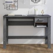 Hull Wooden Laptop Desk With 1 Drawer In Dark Grey