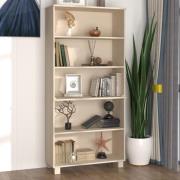 Hull Wooden Bookcase With 5 Shelves In Brown