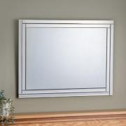 Dania Frameless Bedroom Wall Mirror In Clear