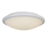 Knutsford Frosted Glass Flush Light In White