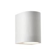 Plaster Cylindrical Shape Wall Light In Gypsum