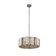 Chapeau 4 Light Crystal Shade Pendant Light In Chrome